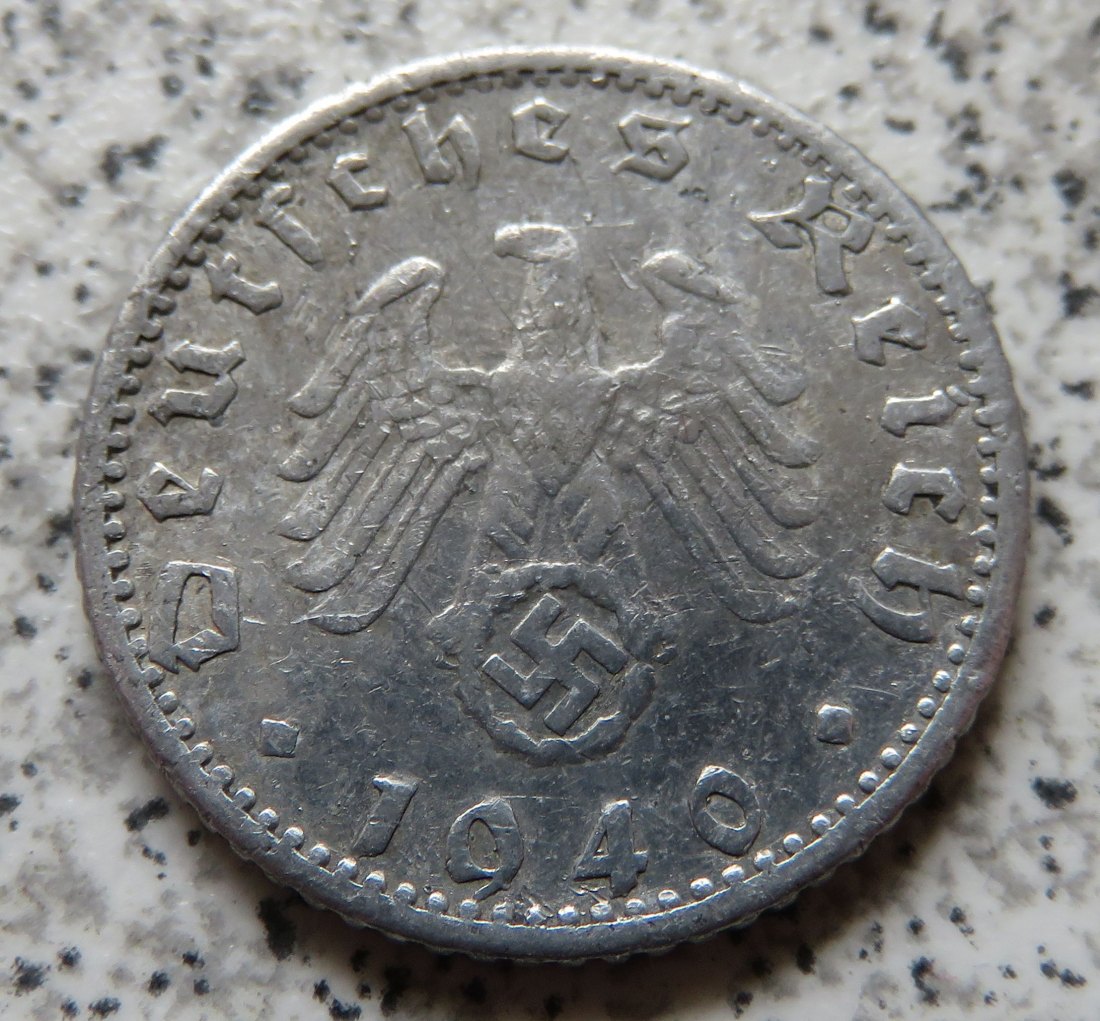  Drittes Reich 50 Reichspfennig 1940 G   