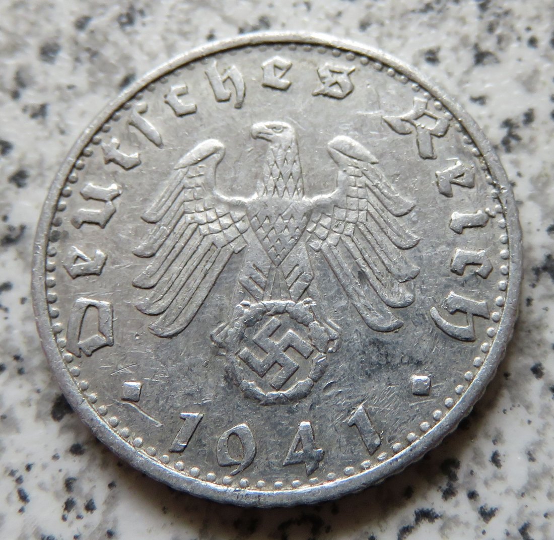 Drittes Reich 50 Reichspfennig 1941 B   