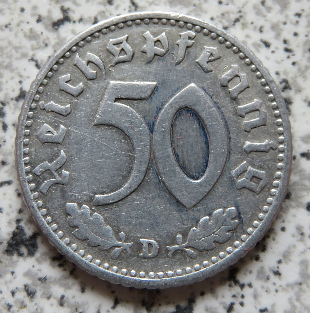  Drittes Reich 50 Reichspfennig 1941 D   