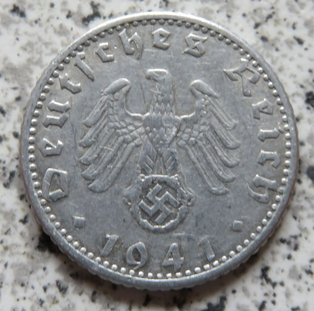  Drittes Reich 50 Reichspfennig 1941 D   