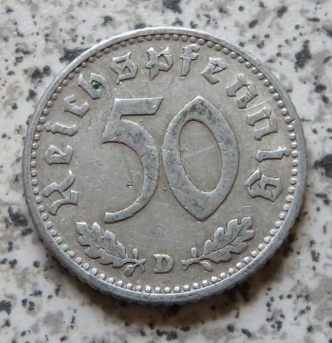  Drittes Reich 50 Reichspfennig 1941 D   