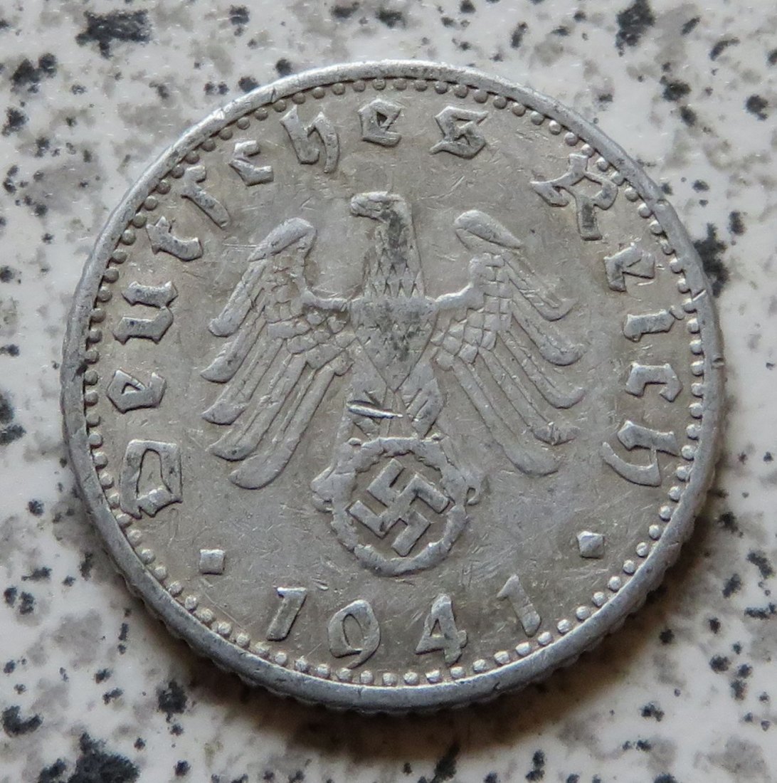  Drittes Reich 50 Reichspfennig 1941 D   