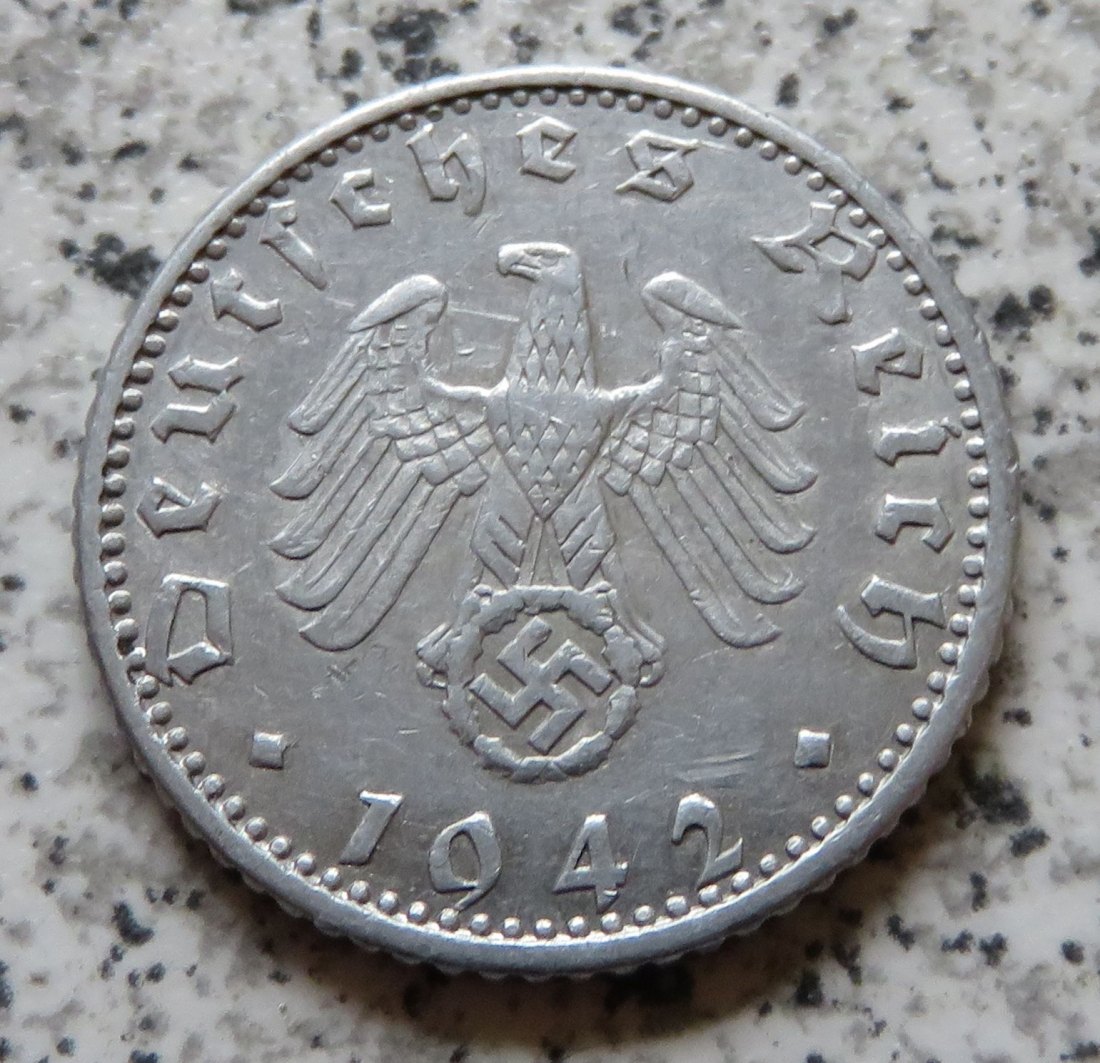  Drittes Reich 50 Reichspfennig 1942 A   