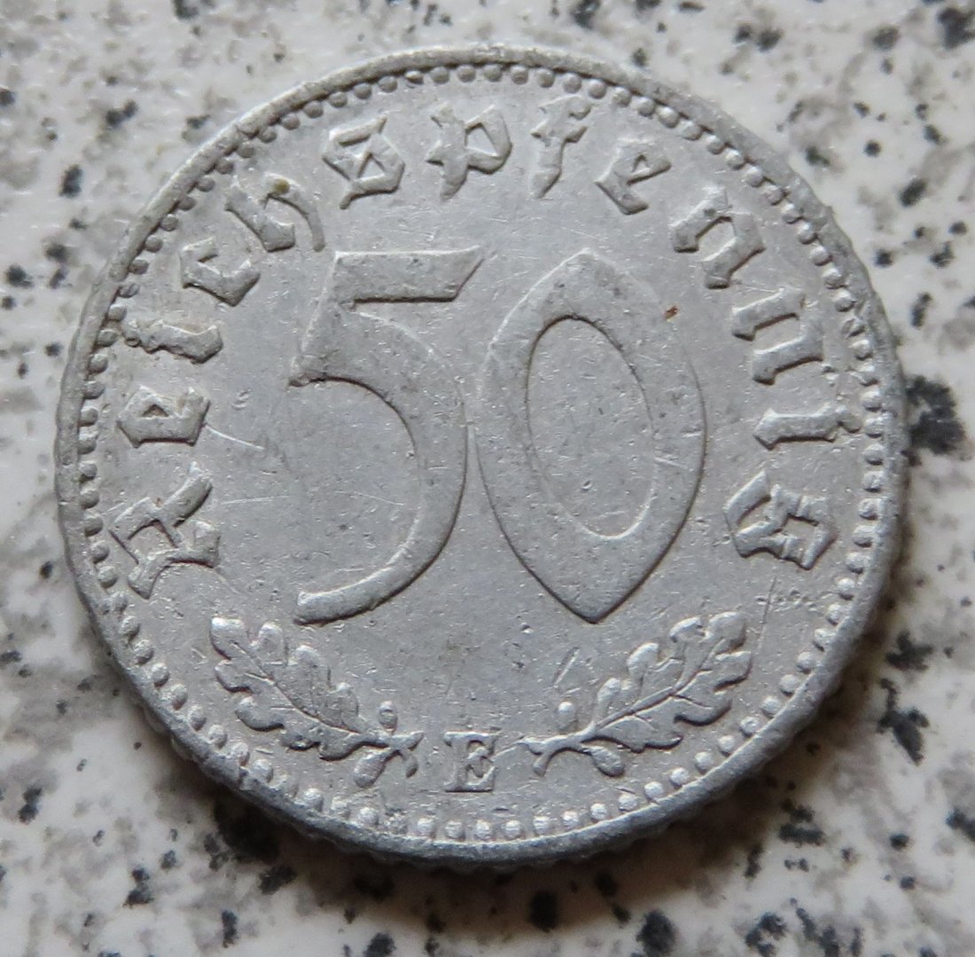  Drittes Reich 50 Reichspfennig 1942 E   