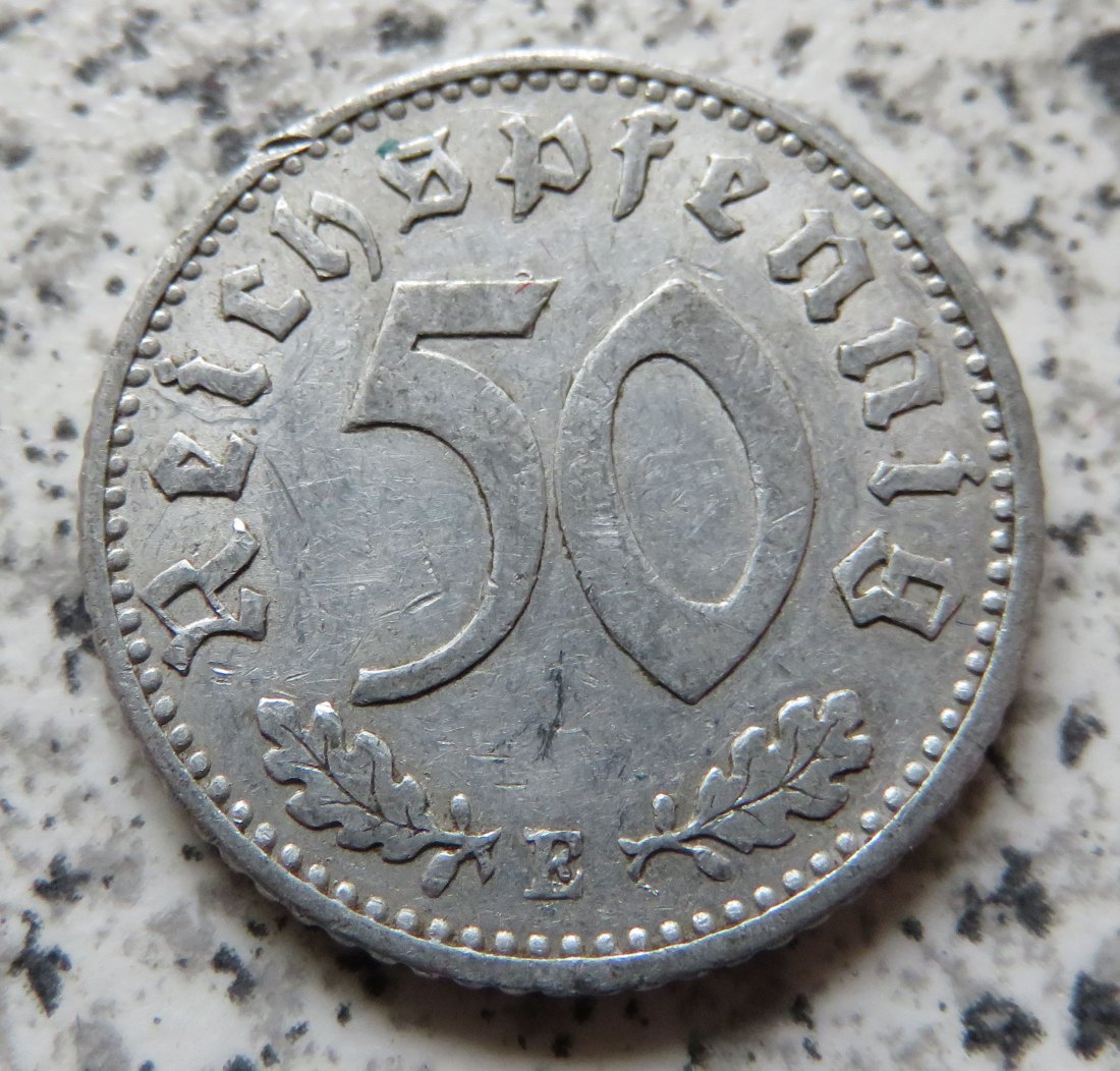  Drittes Reich 50 Reichspfennig 1942 E   