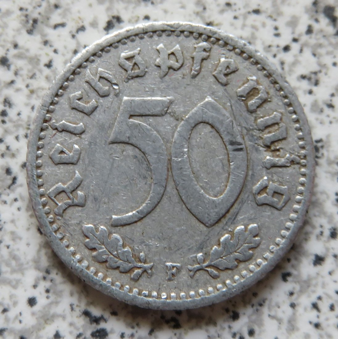  Drittes Reich 50 Reichspfennig 1942 F   