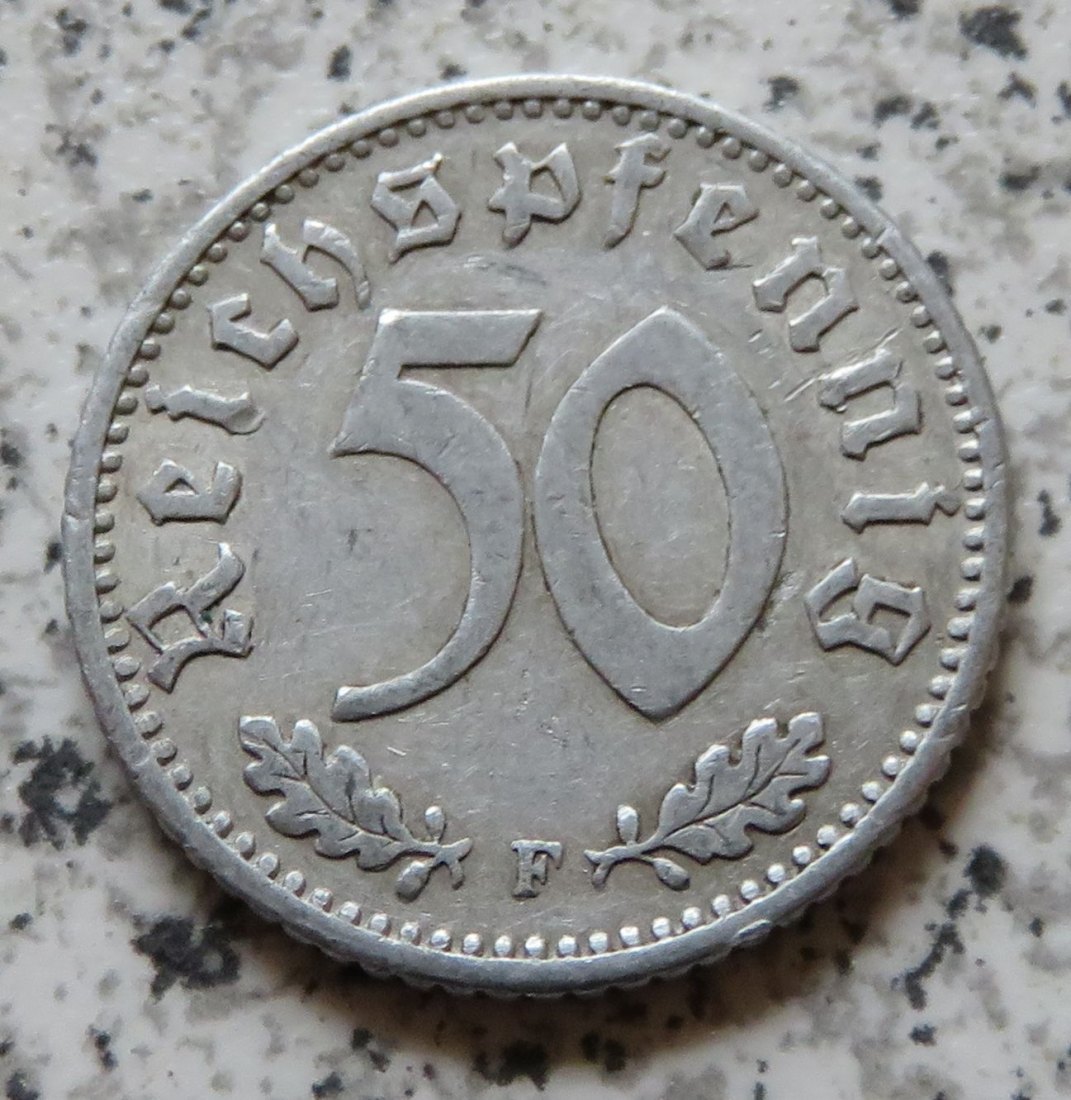  Drittes Reich 50 Reichspfennig 1942 F   