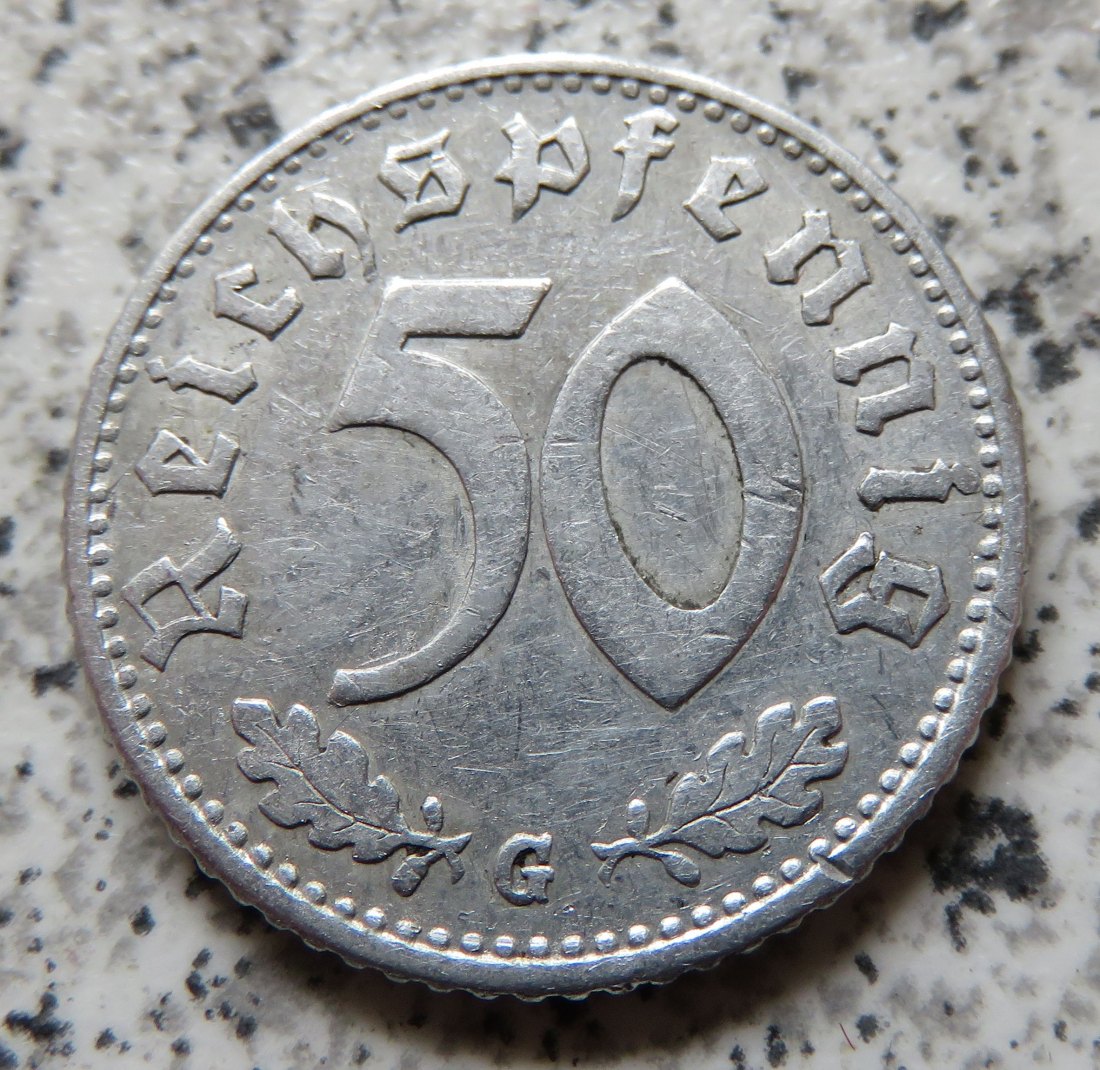  Drittes Reich 50 Reichspfennig 1942 G   
