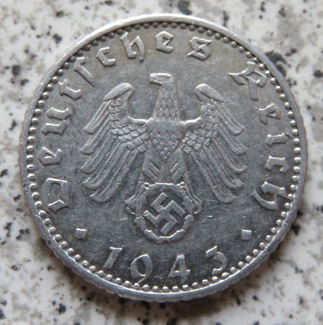  Drittes Reich 50 Pfennig 1943 A   