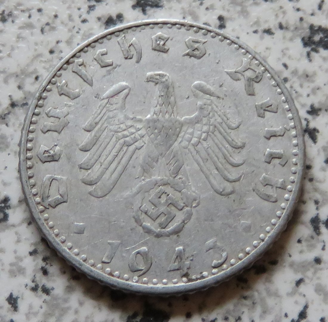  Drittes Reich 50 Pfennig 1943 G   
