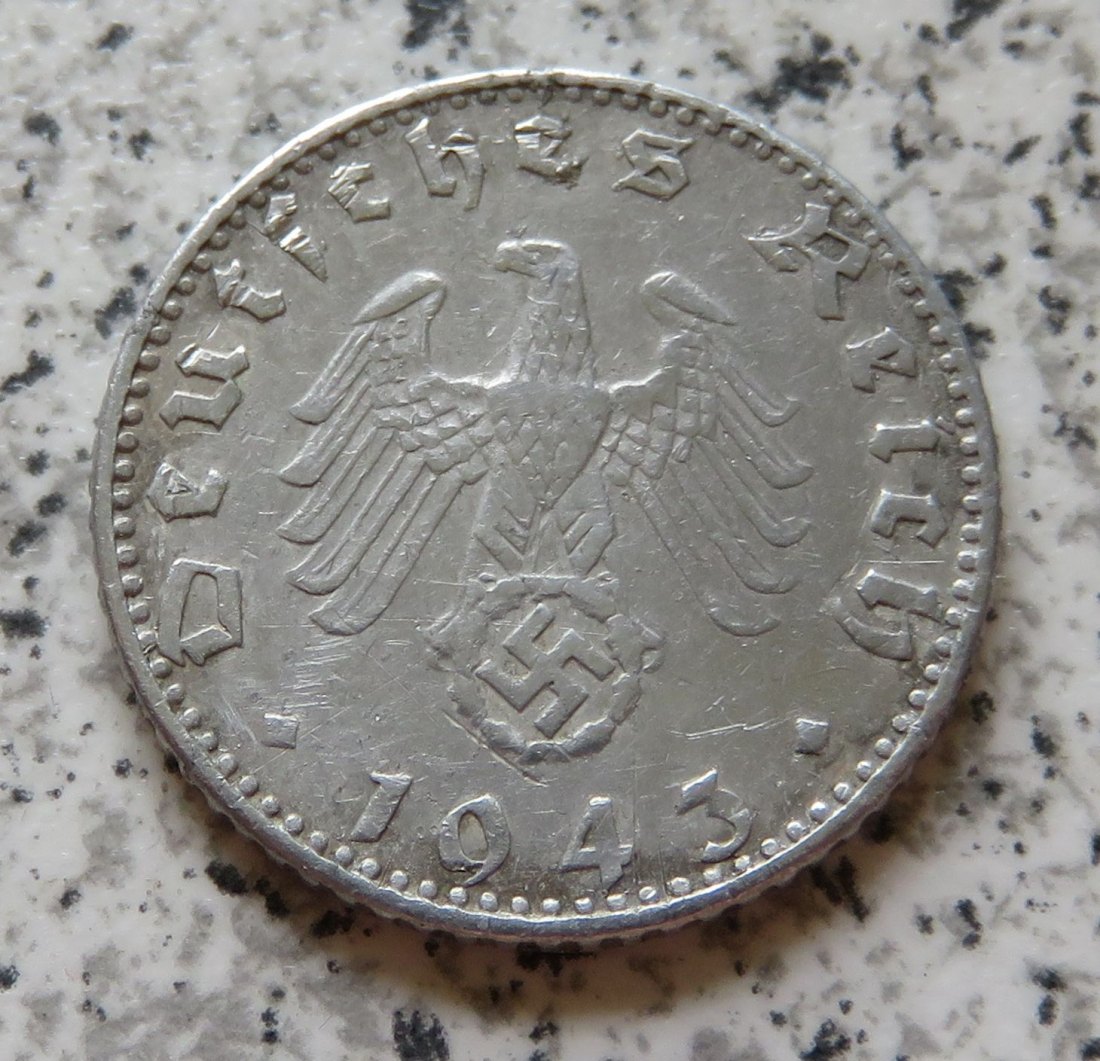  Drittes Reich 50 Pfennig 1943 J   