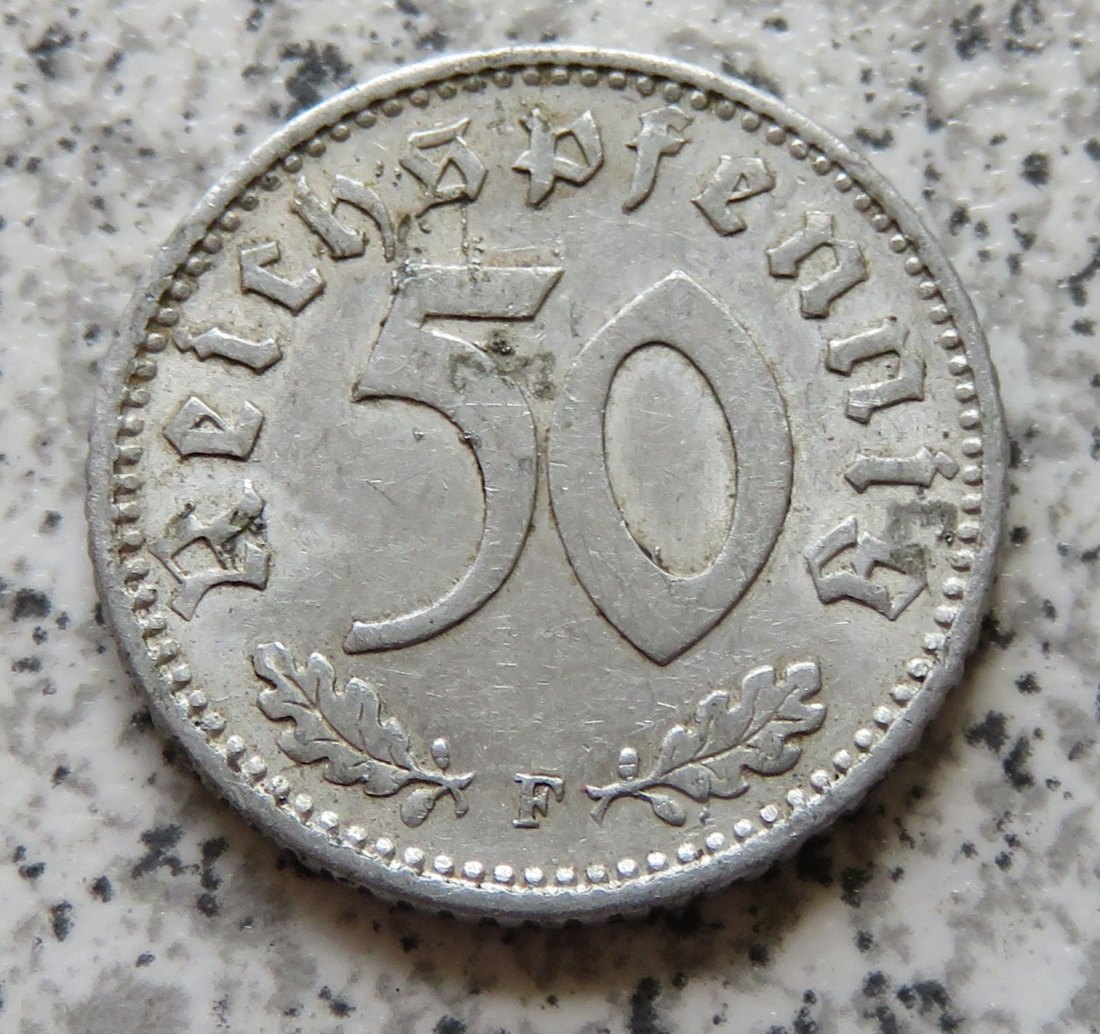  Drittes Reich 50 Pfennig 1944 F   