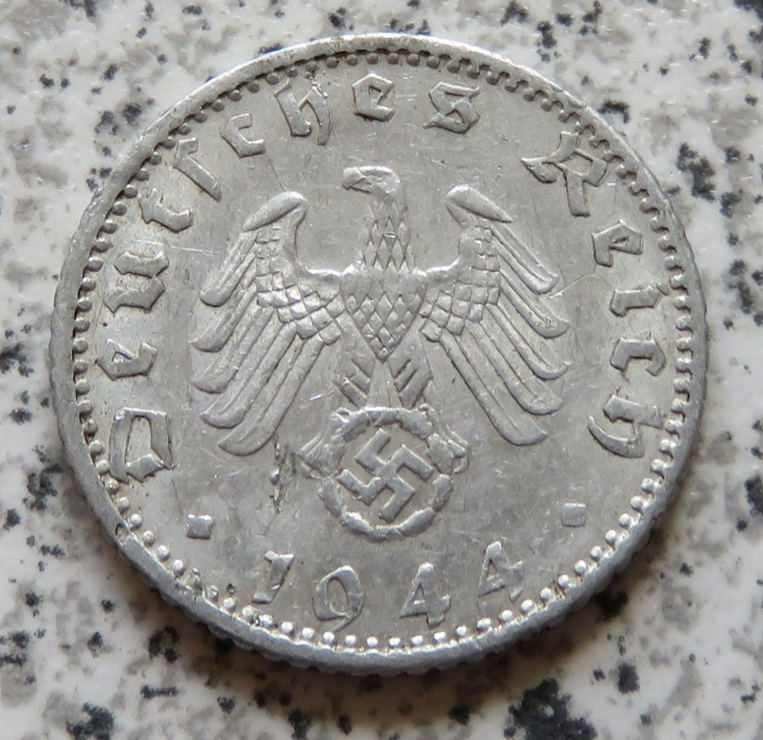  Drittes Reich 50 Pfennig 1944 F   