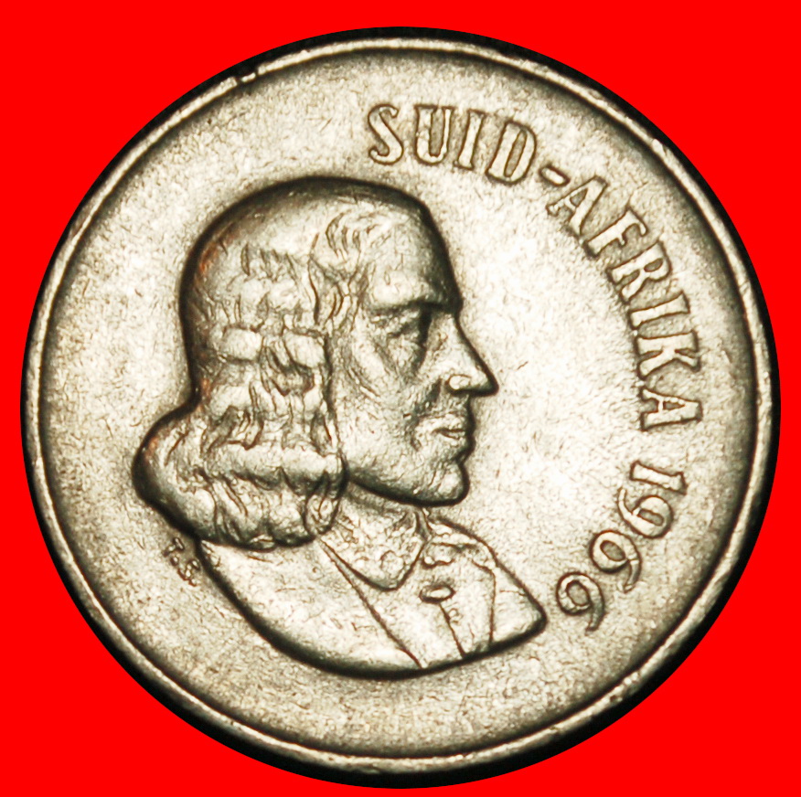 Ⰶ ALOE (1965-1969):SOUTH AFRICA★10 CENTS 1966 Riebeeck (1619-1677) AFRIKAANS★LOW START ★ NO RESERVE!