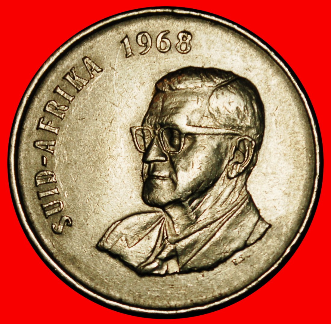  ⰆPRESIDENCY 1961-1967 SWART (1894-1982):SOUTH AFRICA★50 CENTS 1968 AFRIKAANS★LOW START ★ NO RESERVE!   