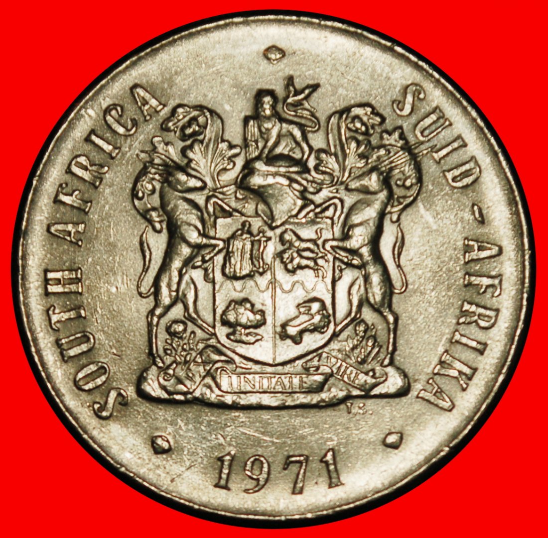  Ⰶ FLOWERS (1965-1990): SOUTH AFRICA ★ 50 CENTS 1971 MINT LUSTRE! ★LOW START ★ NO RESERVE!   