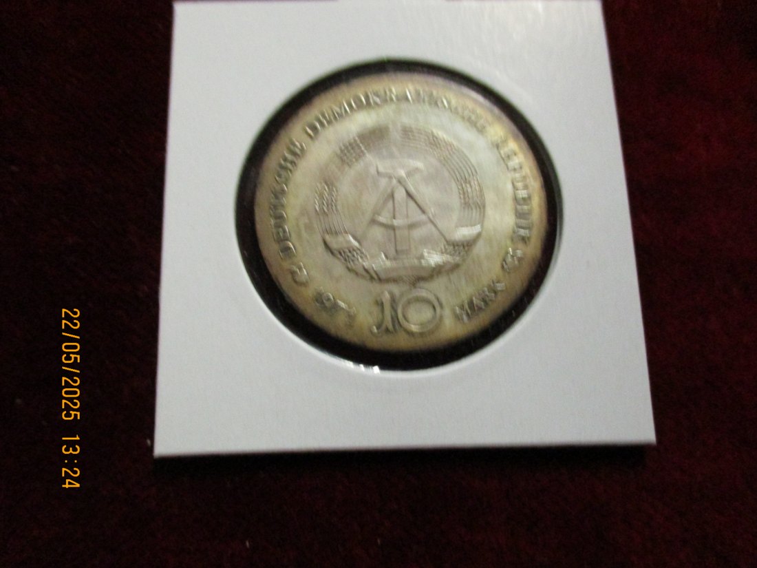  Silber-Münze 10 Mark DDR 1971 Albbrecht Dürer 625er Silber 17 rau -1101455   