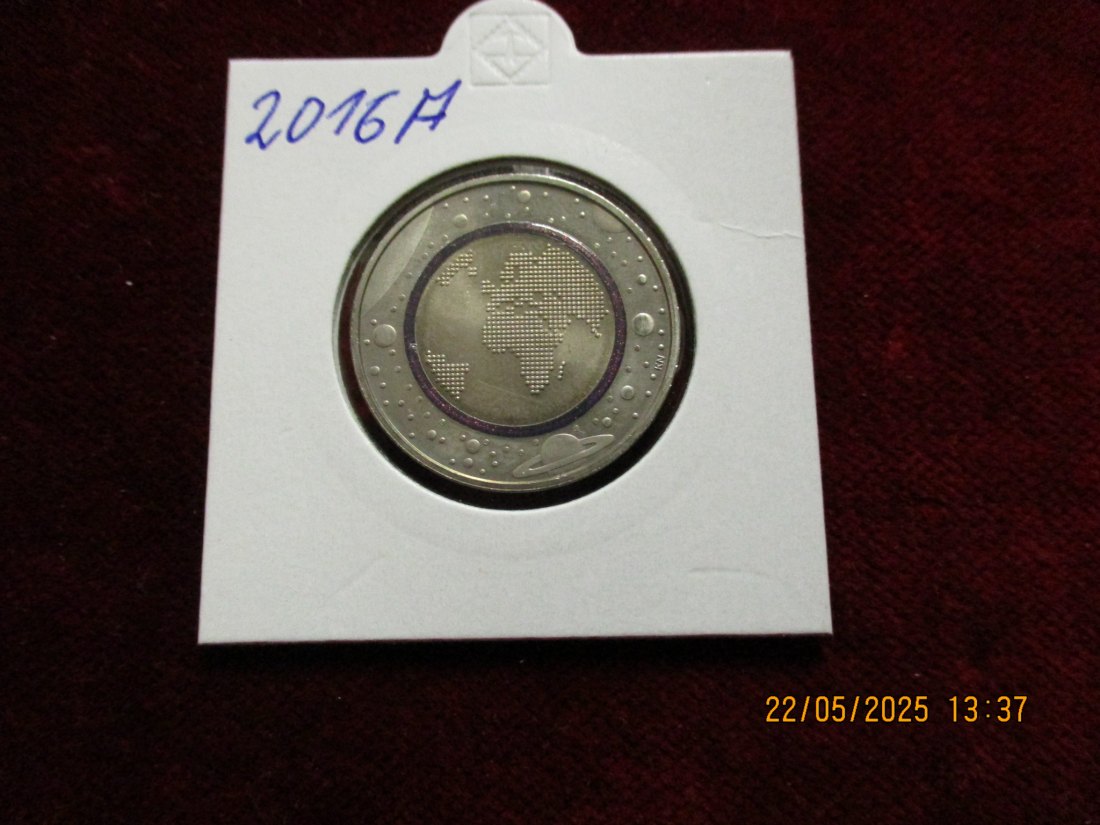  5 Euro BRD Blauer Planet Erde 2016 A   