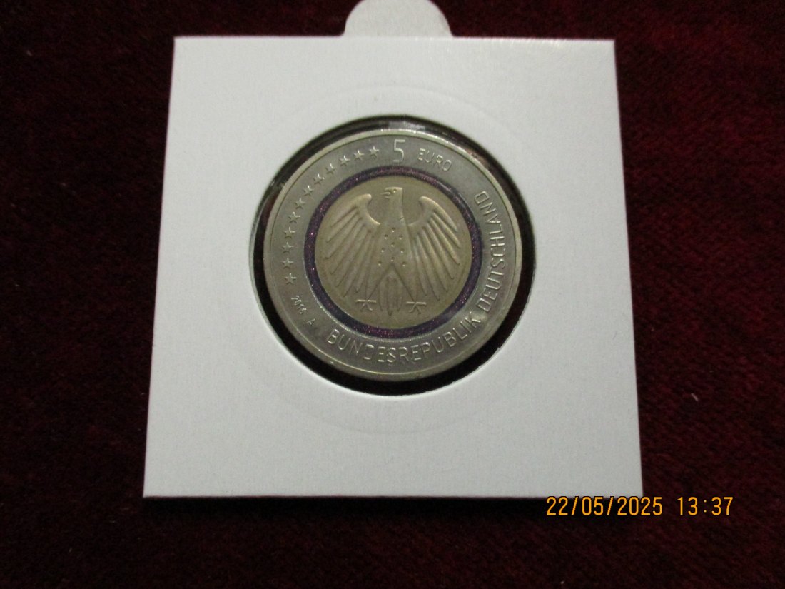  5 Euro BRD Blauer Planet Erde 2016 A   