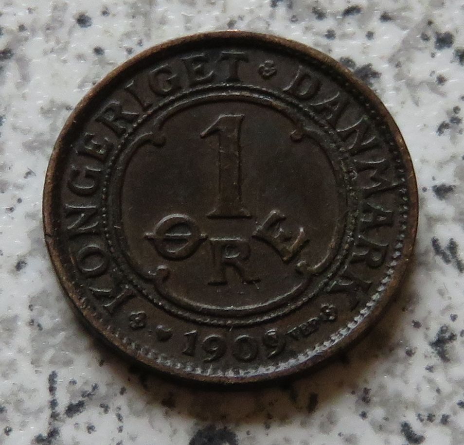  Dänemark 1 Öre 1909   