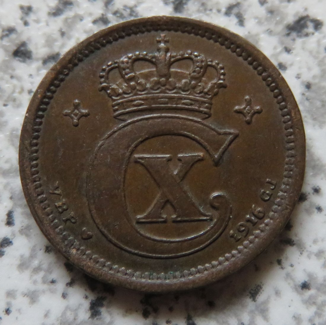  Dänemark 1 Öre 1916   