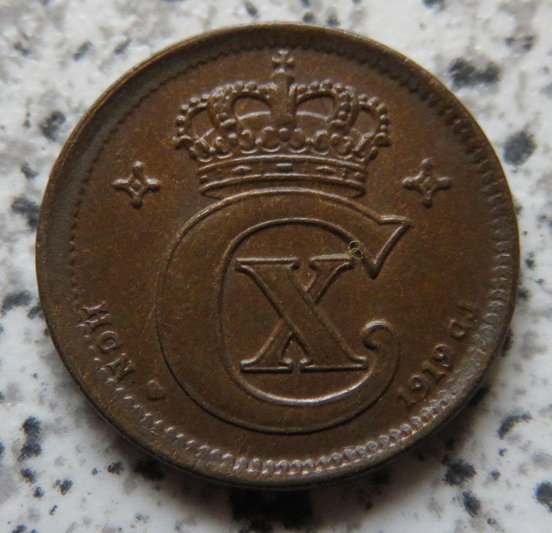  Dänemark 1 Öre 1919   
