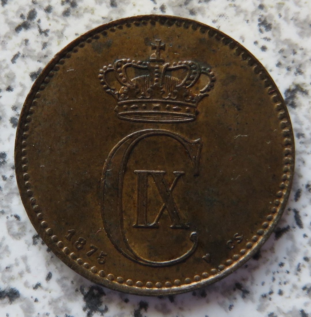  Dänemark 2 Öre 1875, Erhaltung   