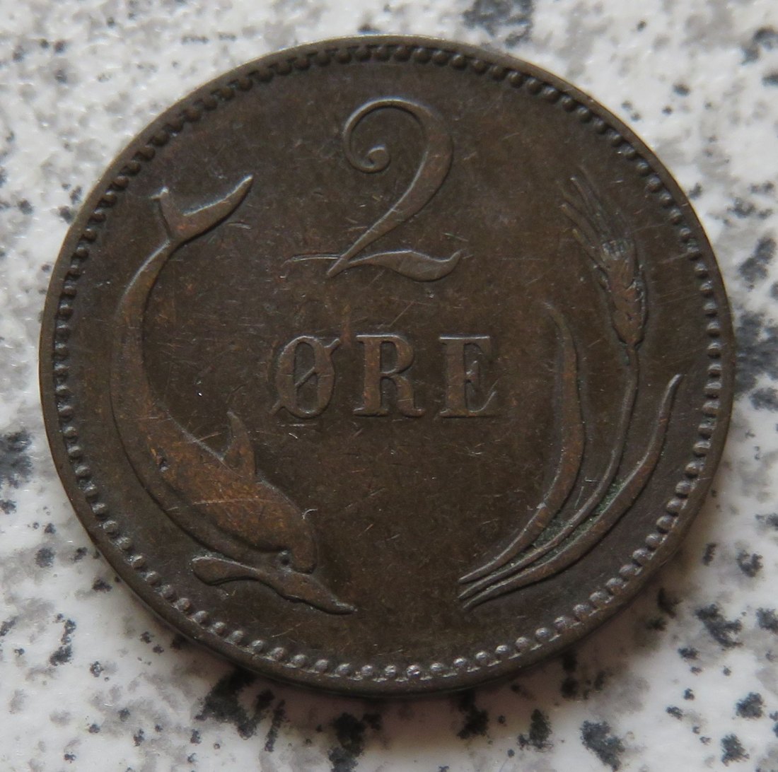  Dänemark 2 Öre 1886   