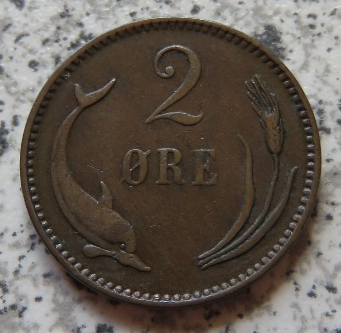  Dänemark 2 Öre 1906   