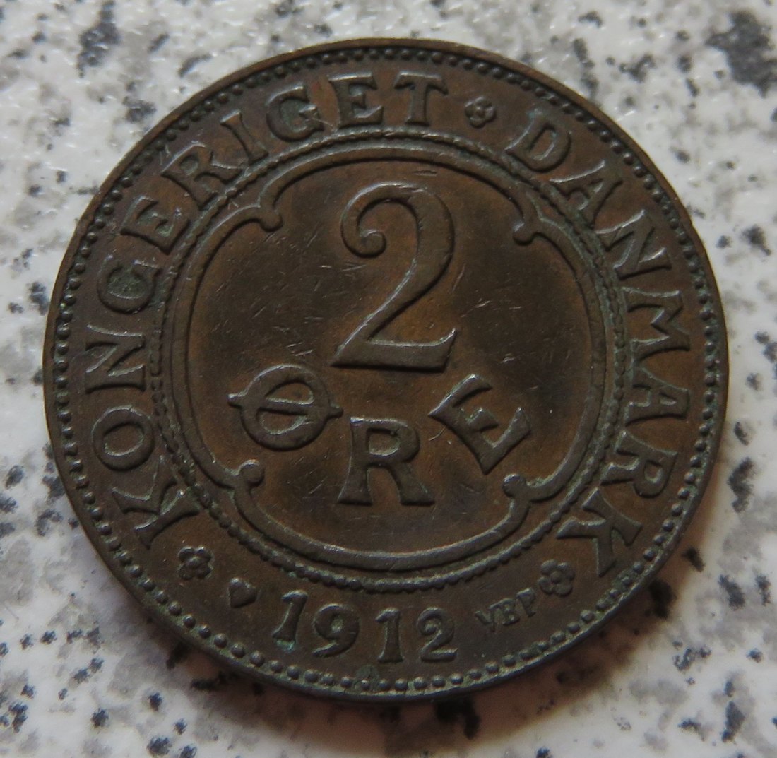  Dänemark 2 Öre 1912   