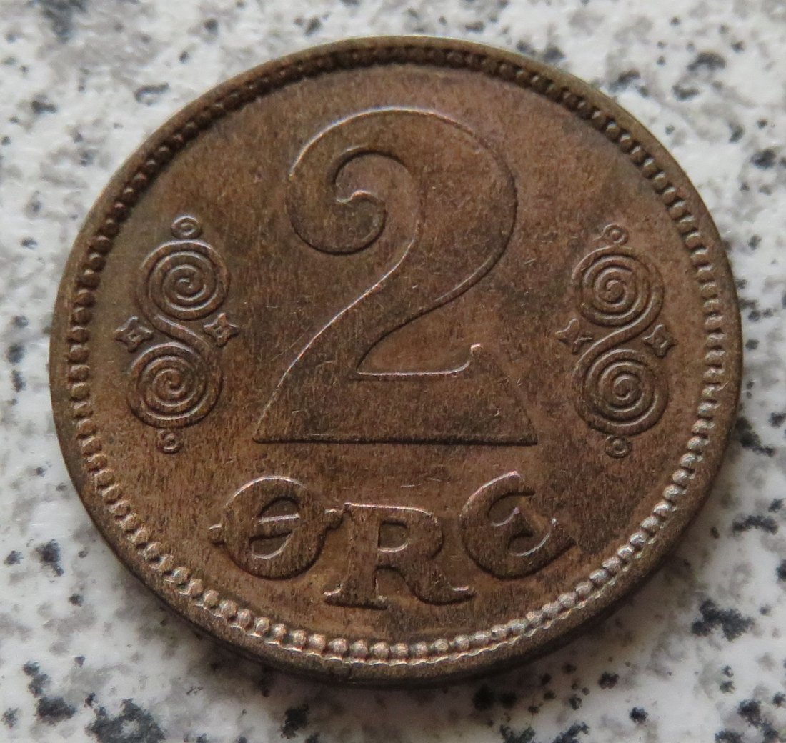  Dänemark 2 Öre 1923   