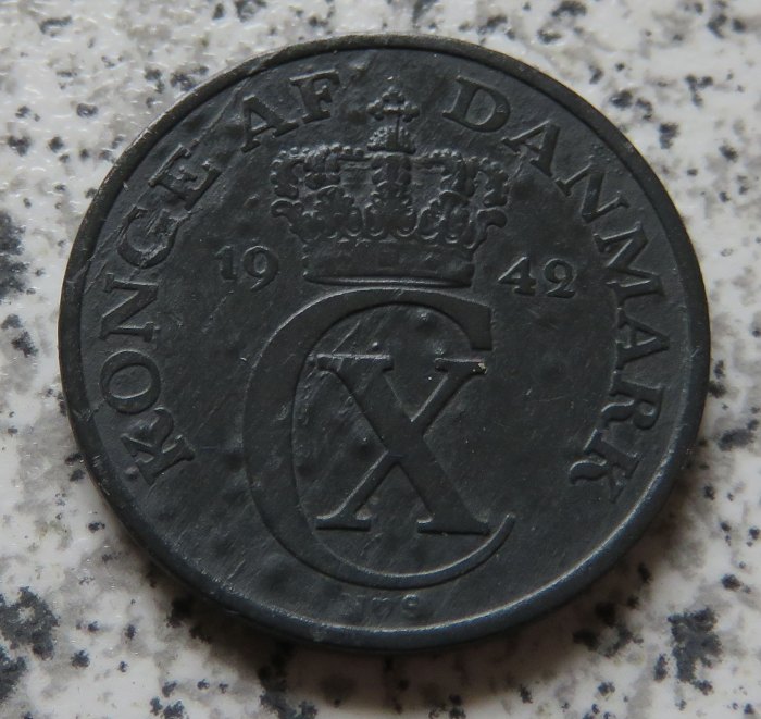  Dänemark 2 Öre 1942   