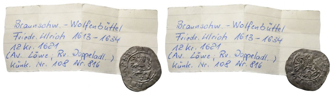  Braunschweig, Kippermünze 1621   