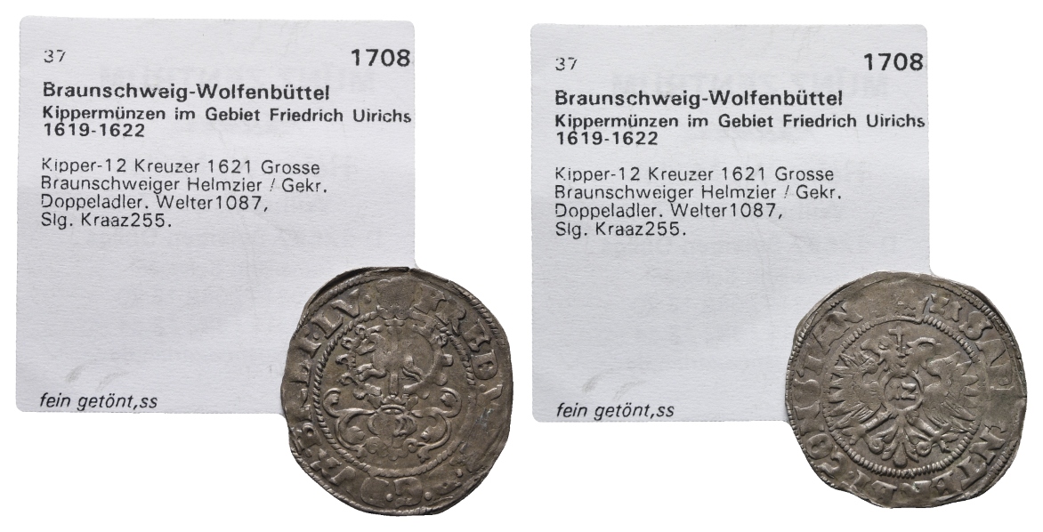  Braunschweig, Kippermünze 1621   