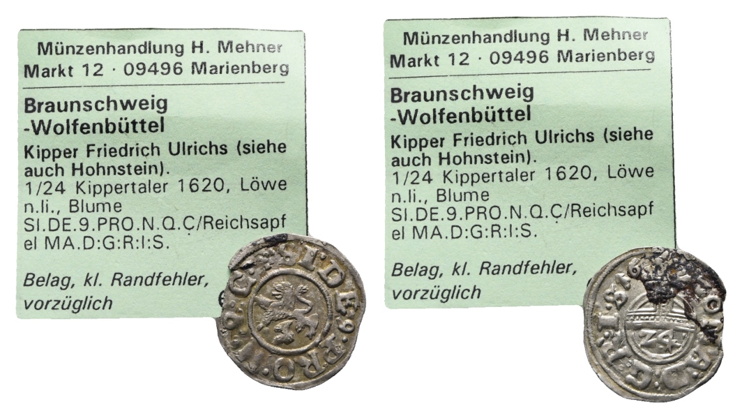  Braunschweig, Kippermünze 1620   