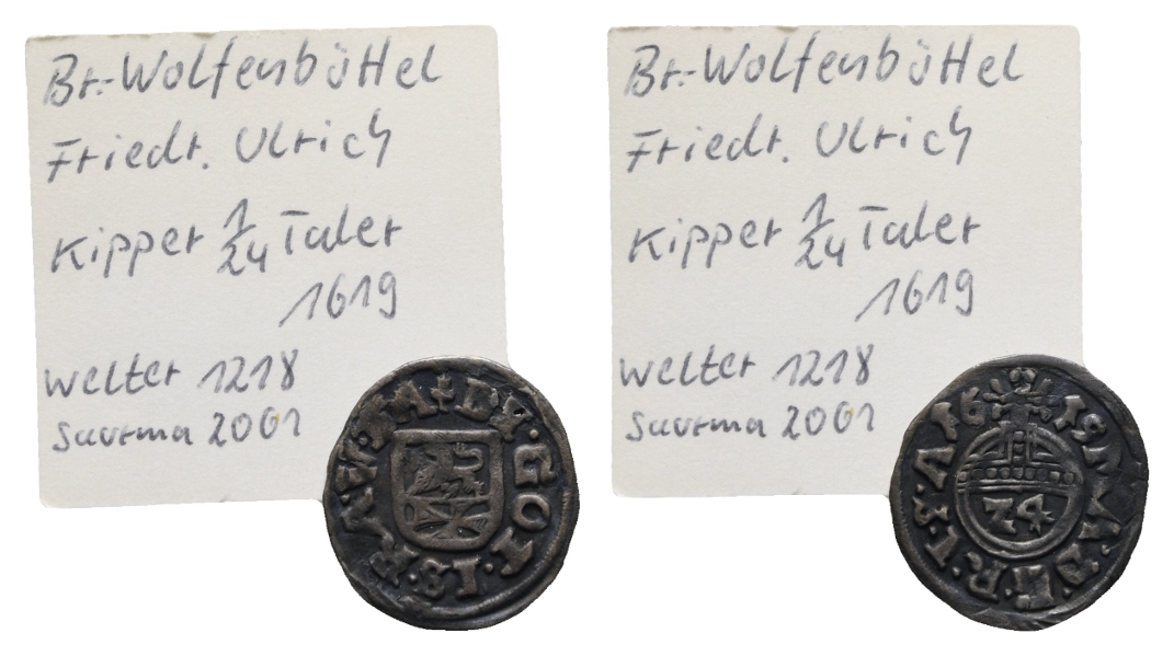 Braunschweig, Kippermünze 1619   