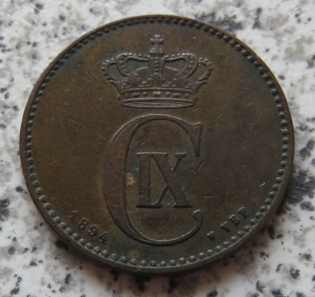 Dänemark 2 Öre 1894   