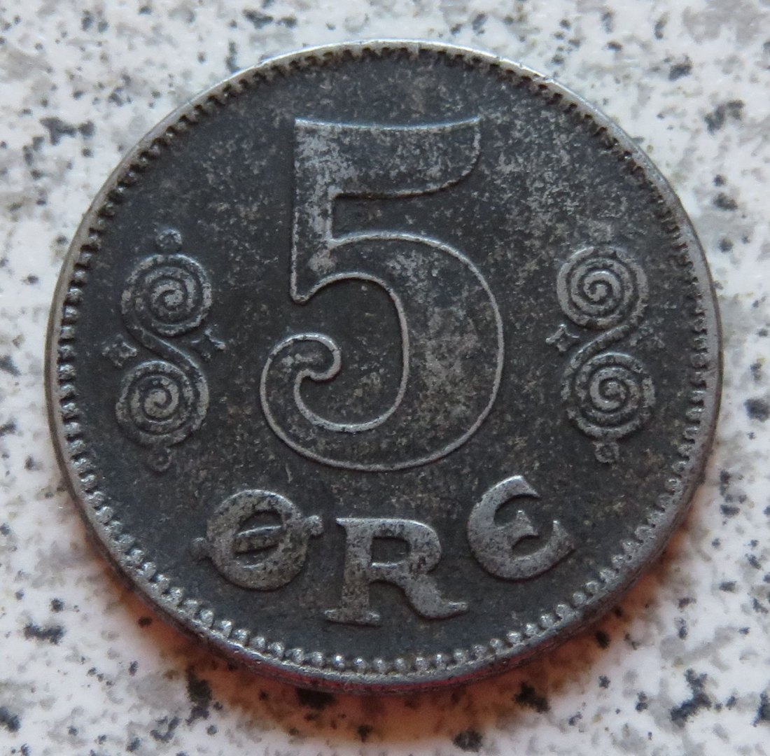  Dänemark 5 Öre 1918   