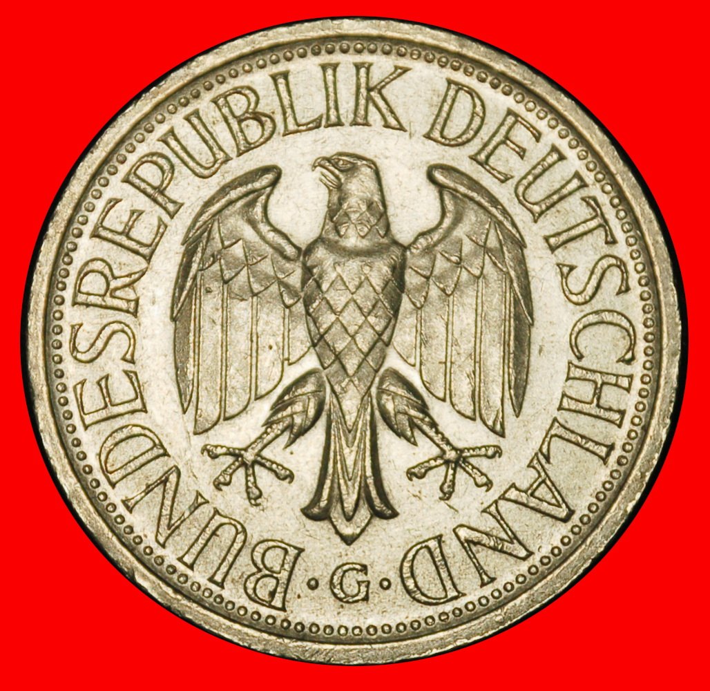  Ⰶ NOT COMMUNIST (1950-2001): GERMANY★1 MARK 1983G II1+D+r2 BADEN-WUERTTEMBERG★LOW START★ NO RESERVE!   
