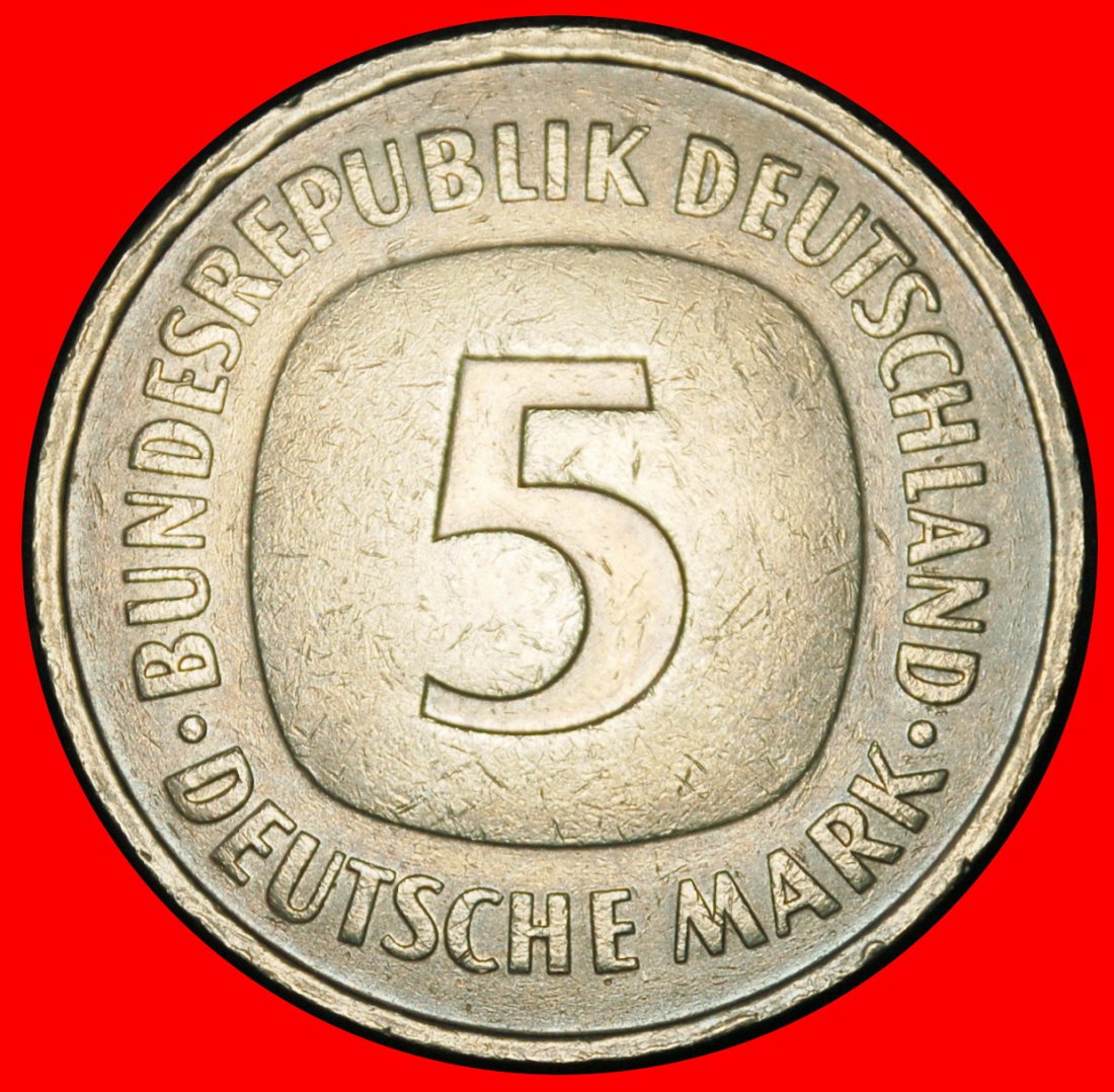 ⰆNICHT KOMMUNISTISCHER (1975-2001):DEUTSCHLAND★5 MARK 1977G I+A+rG★BADEN-WÜRTTEMBERG★OHNE VORBEHALT!