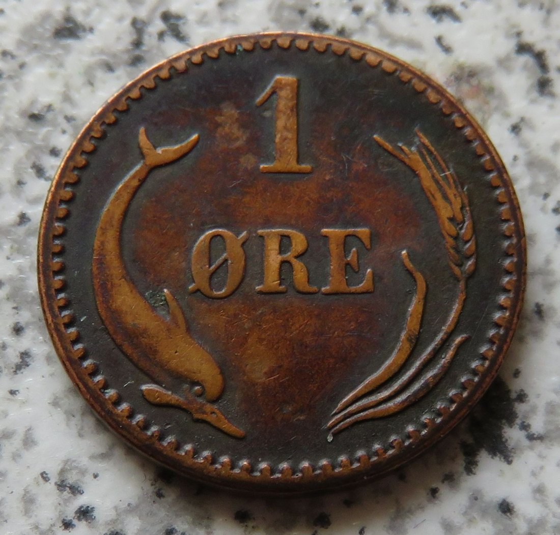  Dänemark 1 Öre 1889   