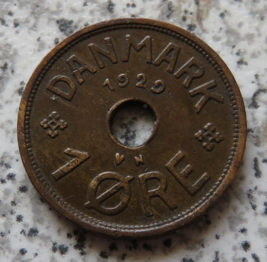  Dänemark 1 Öre 1929   