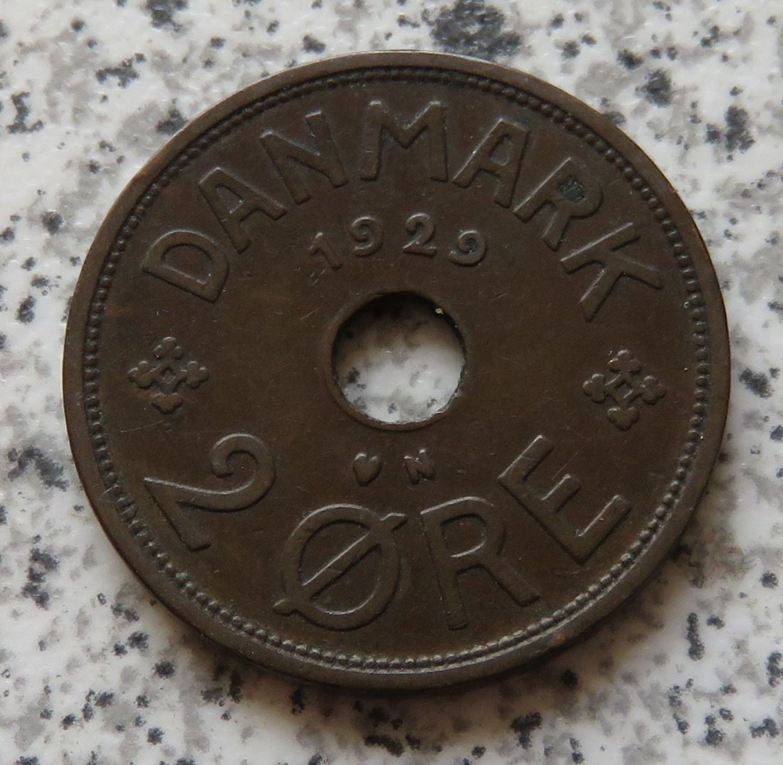  Dänemark 2 Öre 1929   