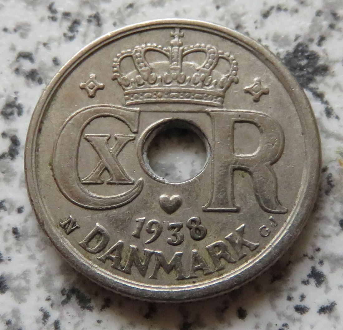  Dänemark 10 Öre 1938   