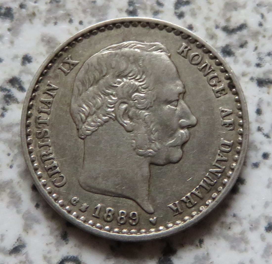 Dänemark 10 Öre 1889   