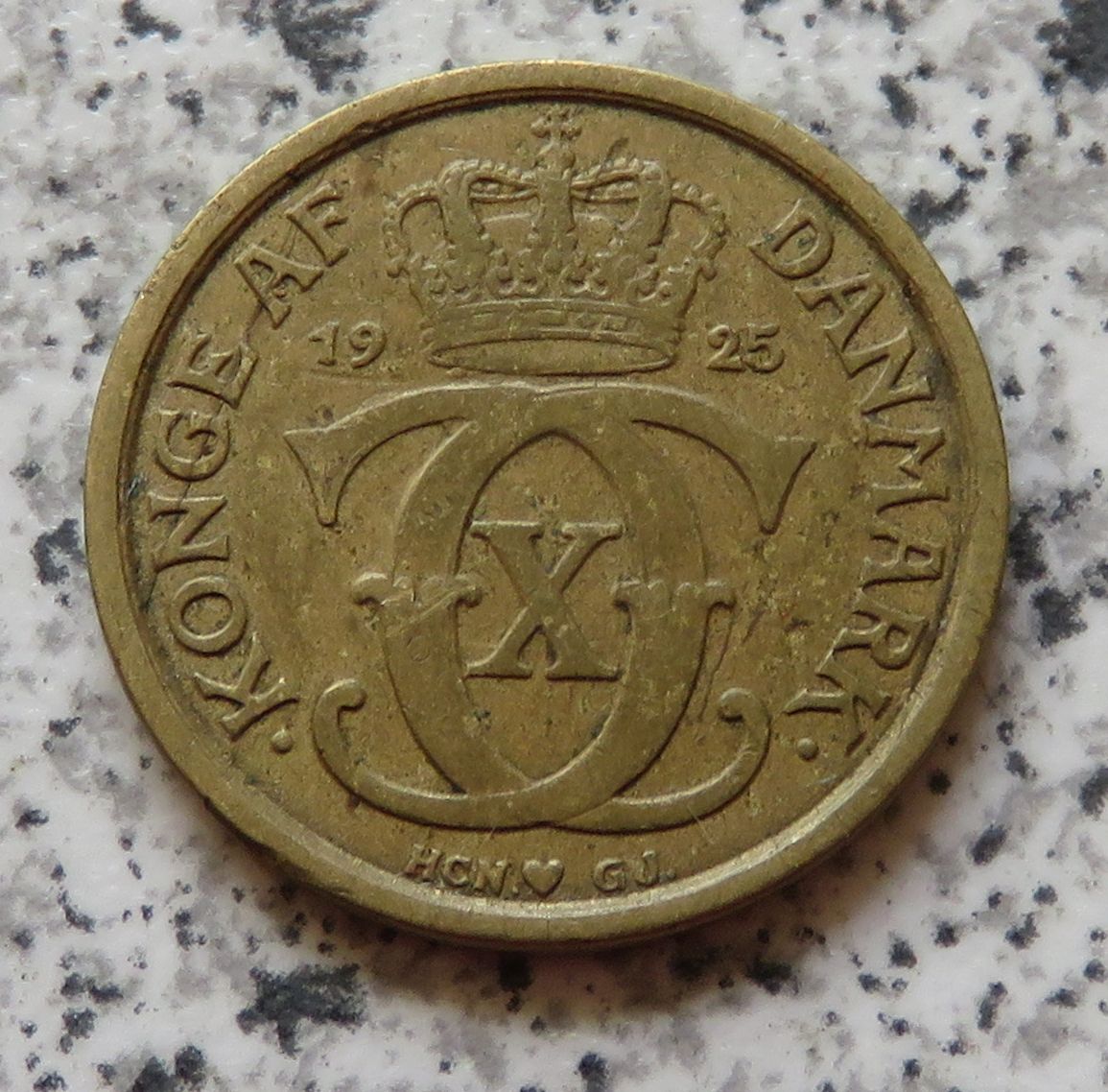  Dänemark 1/2 Krone 1925   