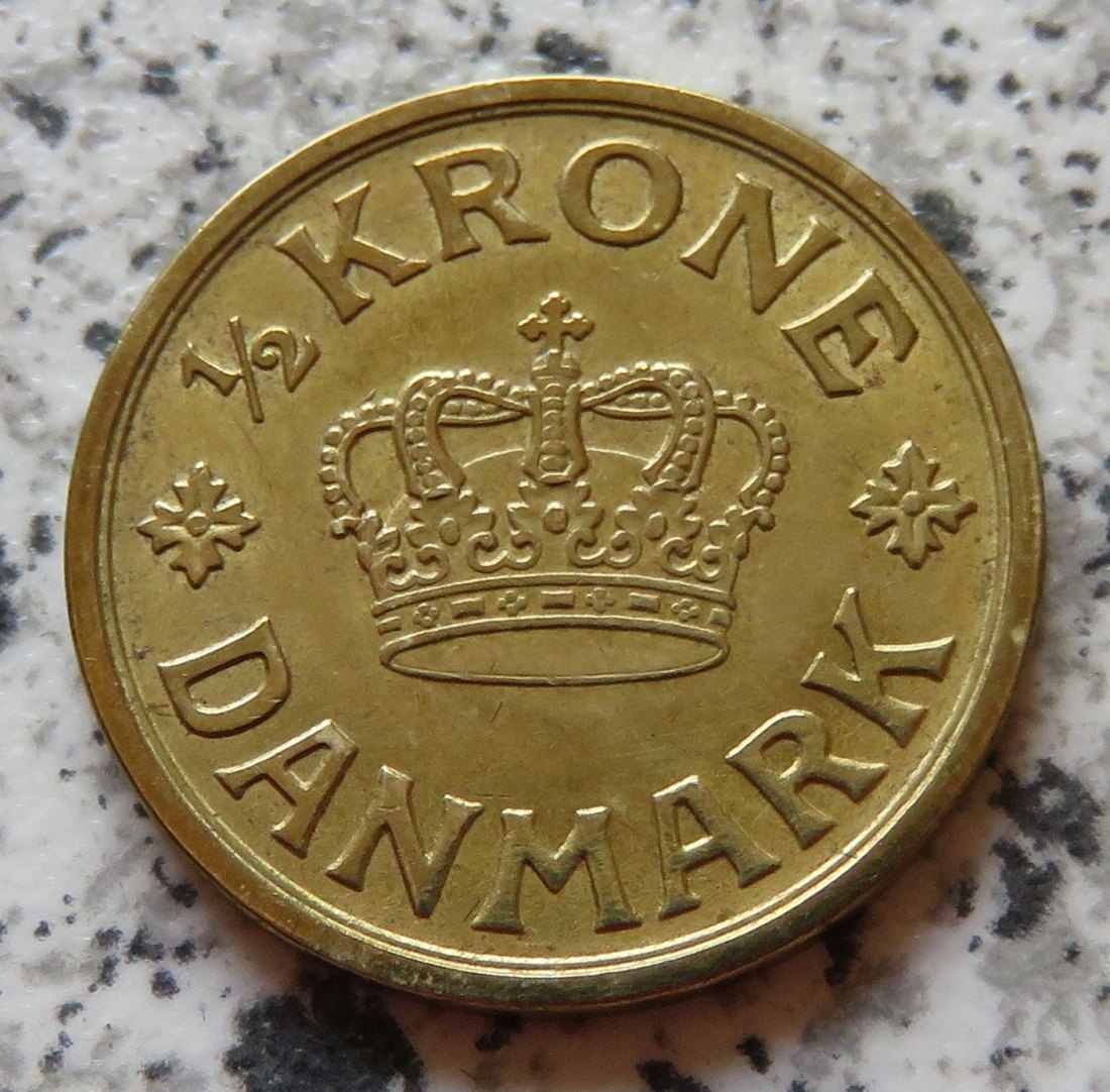  Dänemark 1/2 Krone 1940   