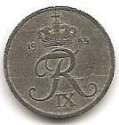  Dänemark 1 Ore 1955 #199   