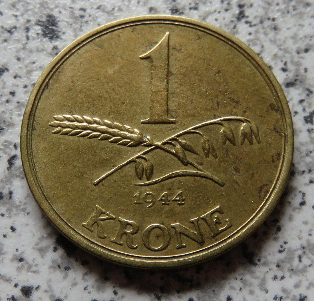  Dänemark 1 Krone 1944   
