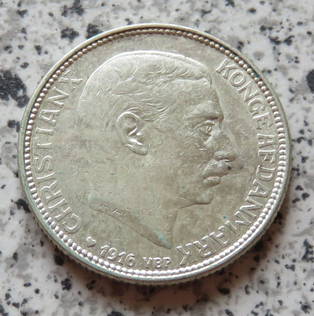  Dänemark 1 Krone 1916   